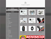 Tablet Screenshot of minimobracing.com